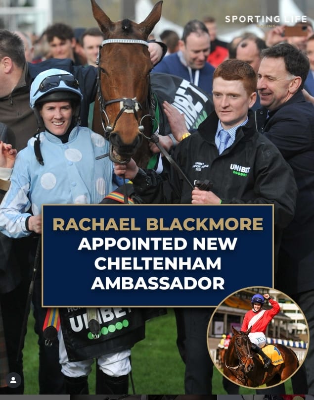 Rachael Blackmore Appointed Cheltenham Ambassador in Drive to Inspire More Women into Racing